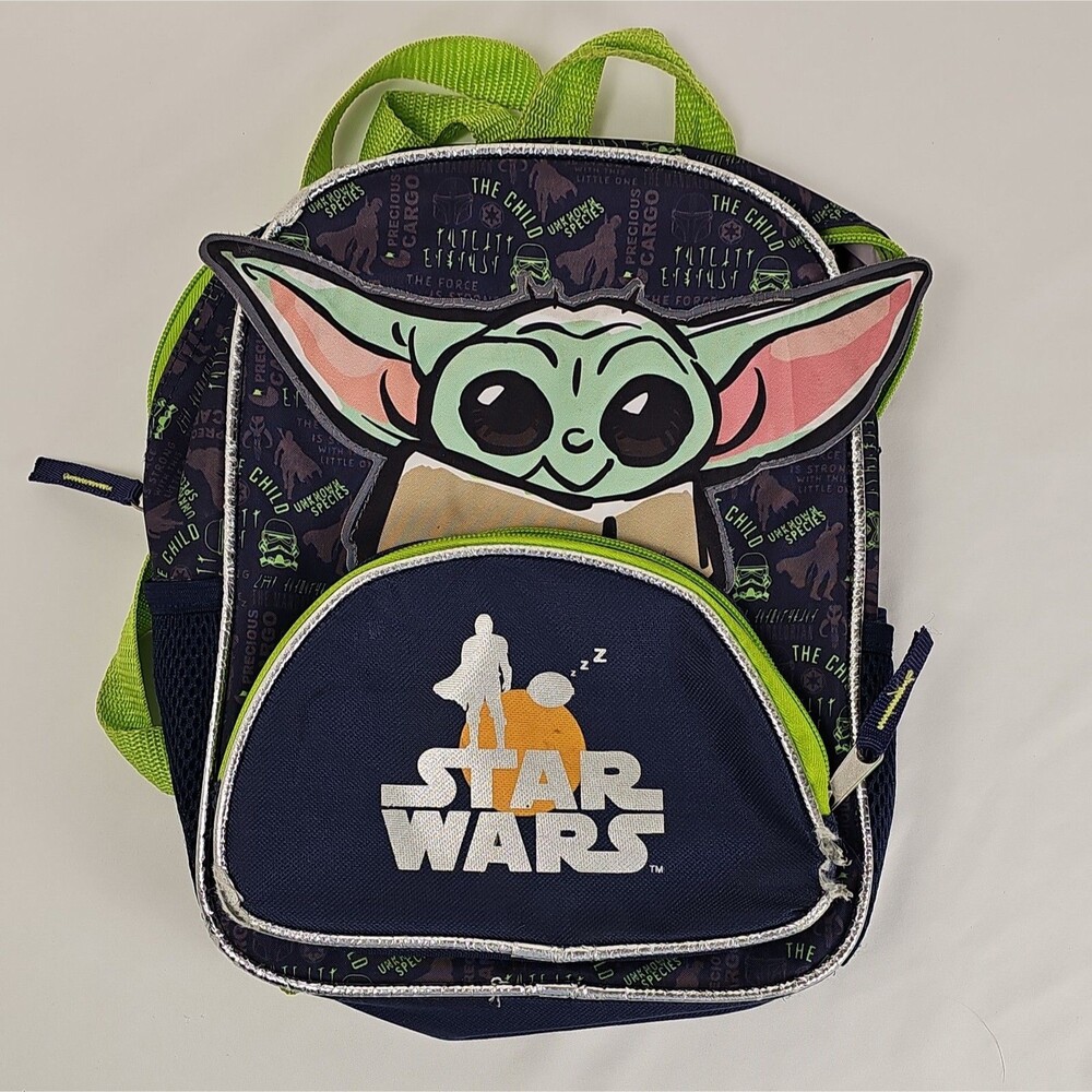 Star Wars Grogu The Child Kids Backpack Target 2020 Baby Yoda Green Blue
